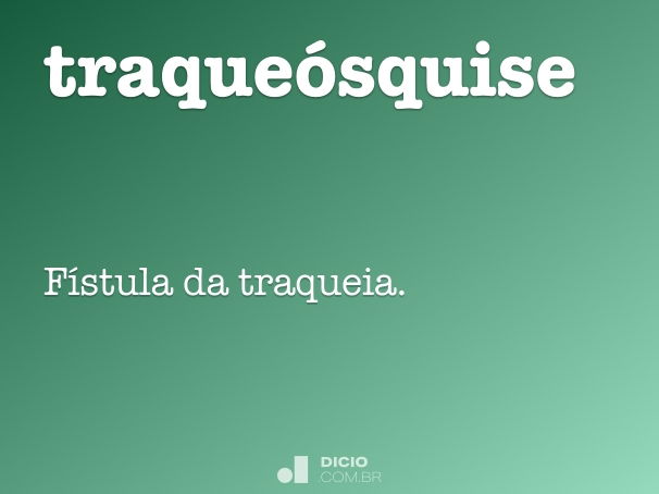 traqueósquise