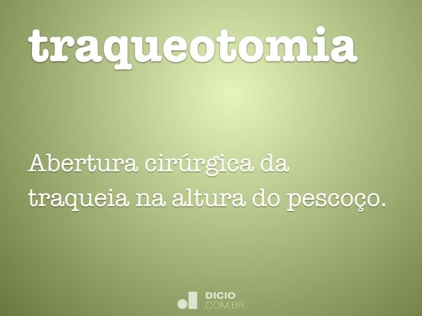 traqueotomia