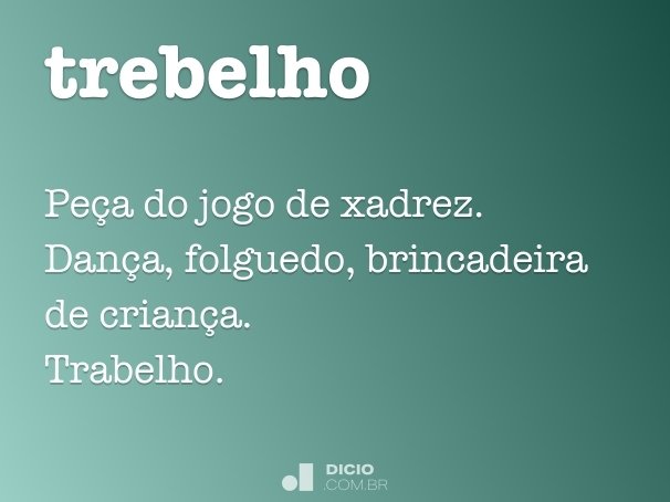 Xadrezinho - Dicio, Dicionário Online de Português