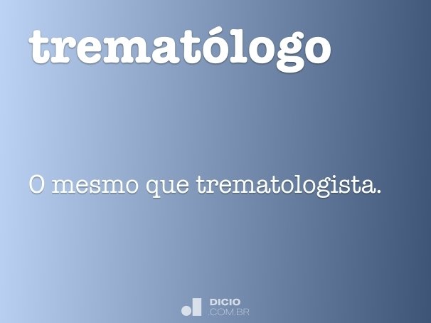 trematólogo