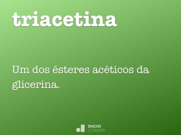 triacetina