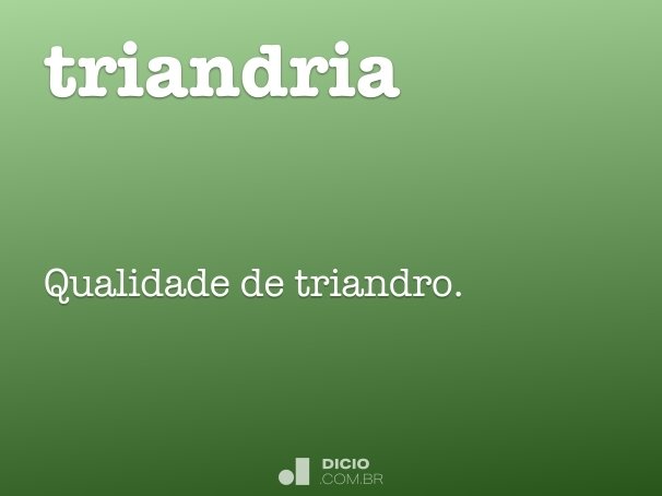 triandria