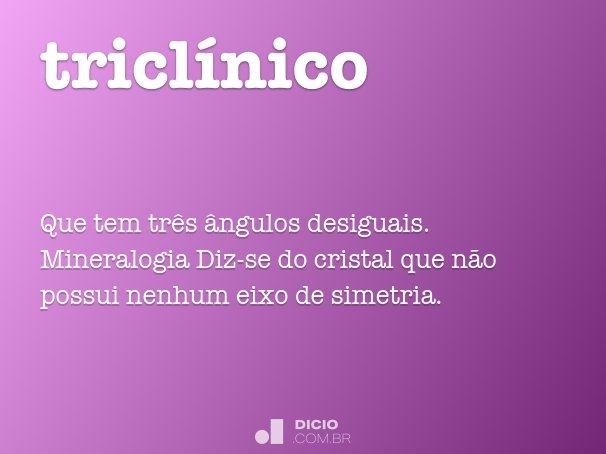 triclínico