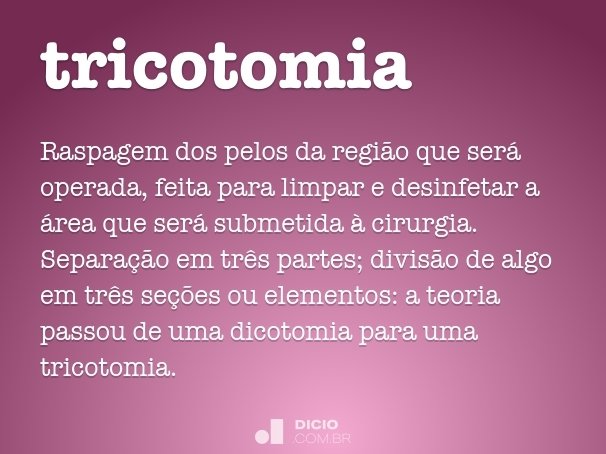 tricotomia