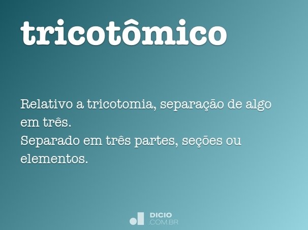 tricotômico