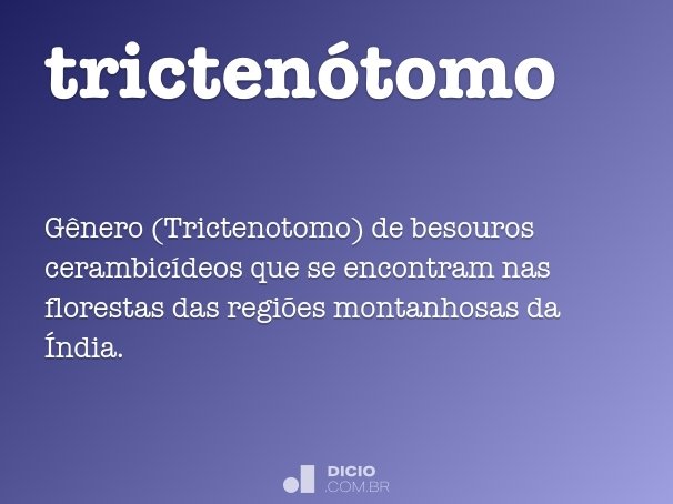 trictenótomo