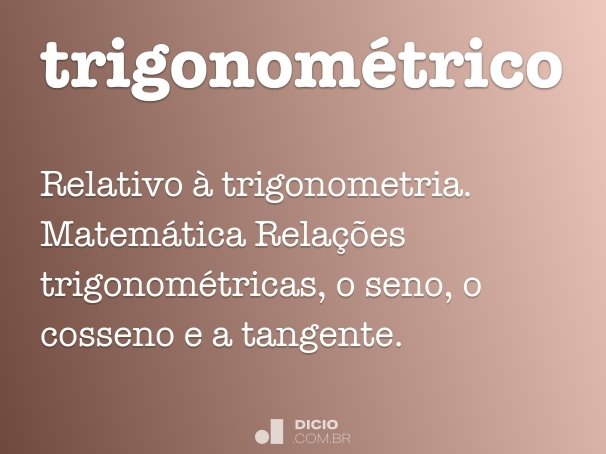 trigonométrico