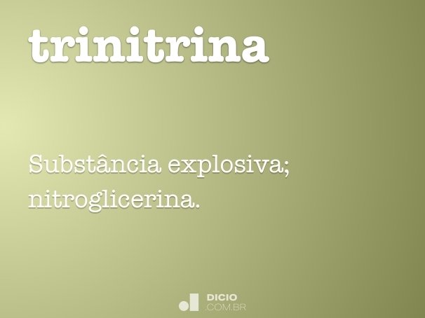 trinitrina