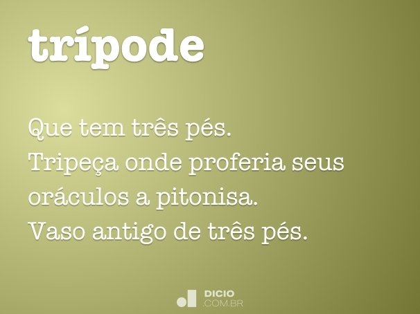 trípode