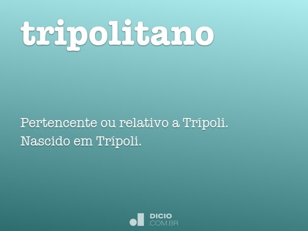 tripolitano