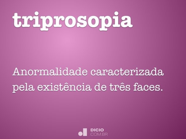 triprosopia