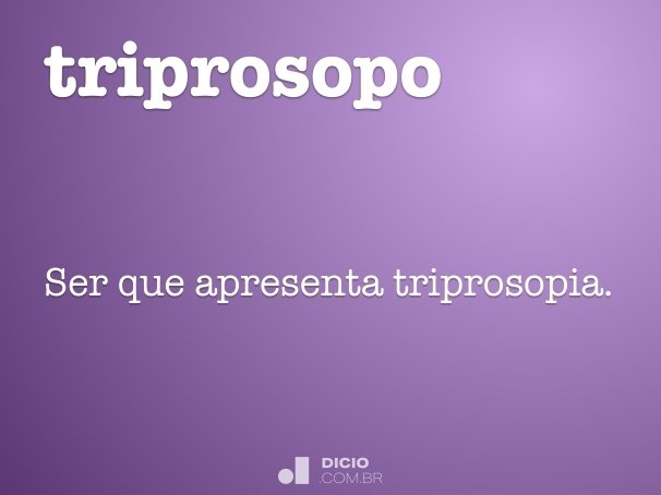triprosopo