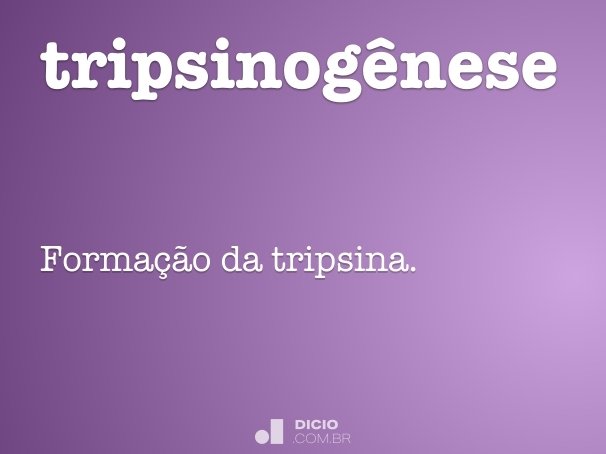 tripsinogênese