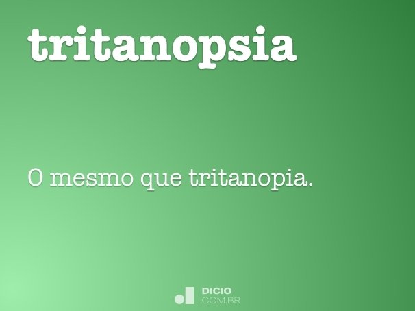 tritanopsia