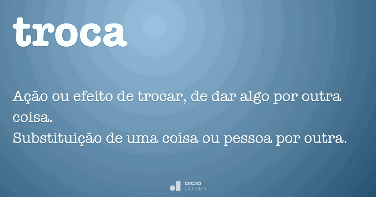 Disfarçar a pronúncia – TROCA-TROCA