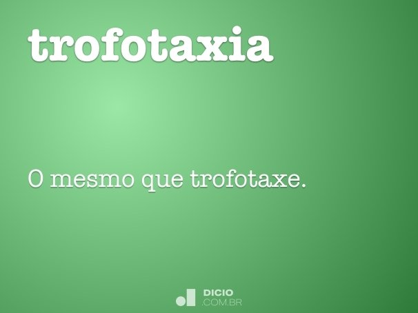 trofotaxia
