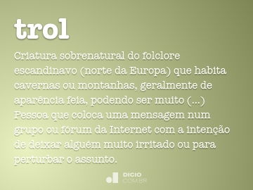 TROLL - Definição e sinônimos de troll no dicionário francês