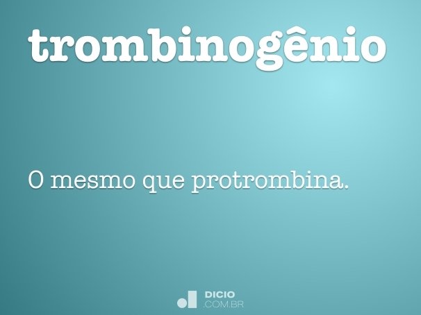 trombinogênio