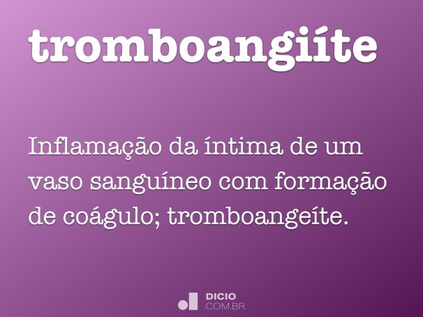 tromboangiíte