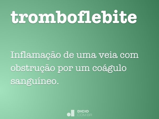 tromboflebite