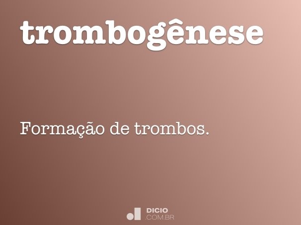 trombogênese