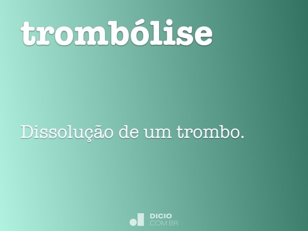 trombólise