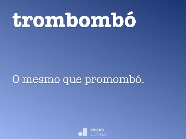 trombombó