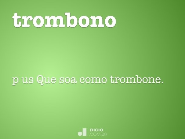 trombono