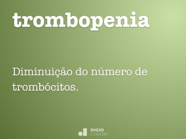 trombopenia