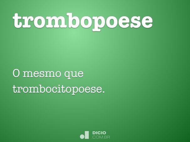 trombopoese
