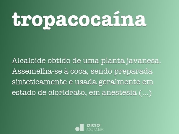 tropacocaína