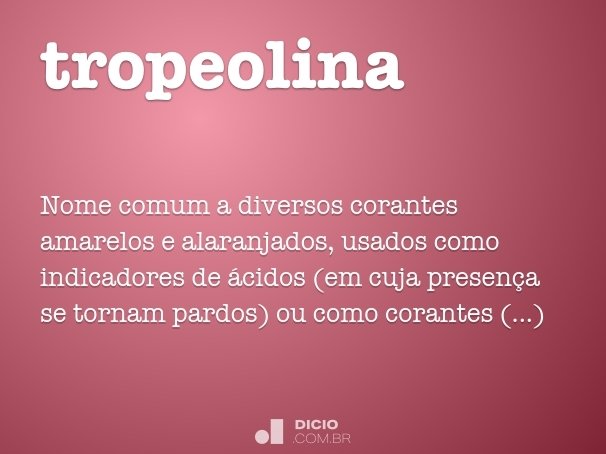 tropeolina