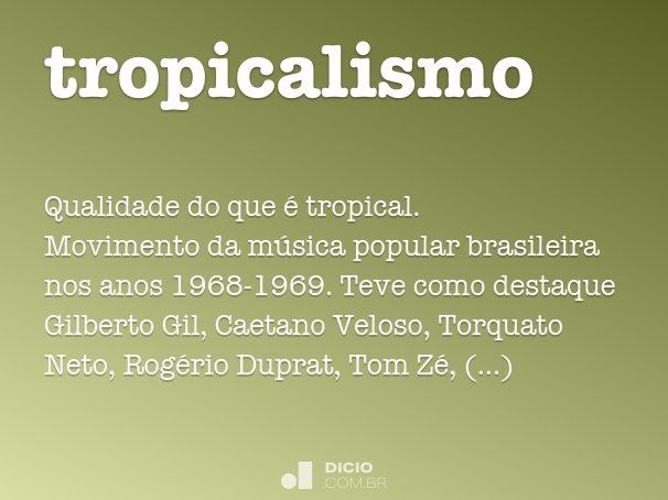 tropicalismo