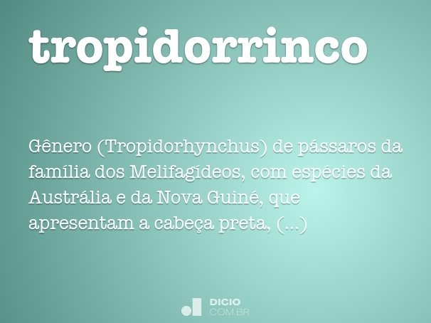 tropidorrinco
