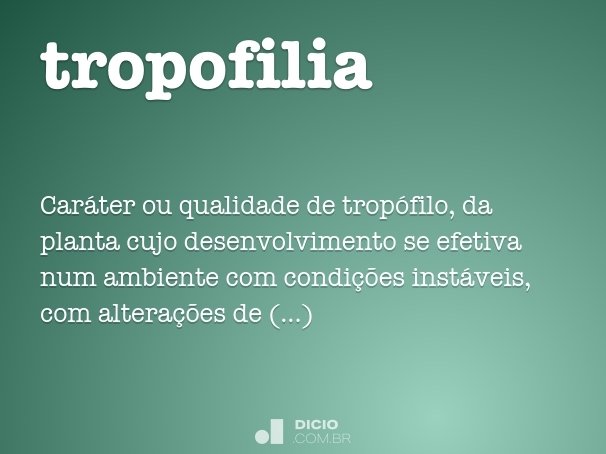 tropofilia