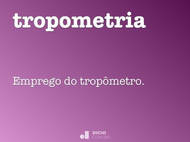 tropometria