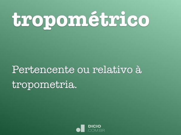 tropométrico
