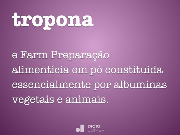 tropona