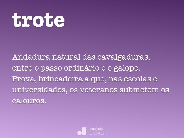 trote