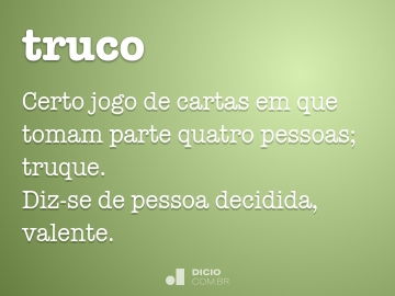 TRUCO Modo de Jogar Definições