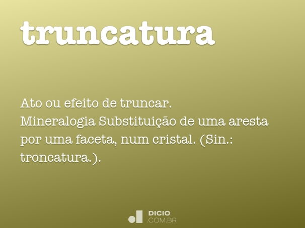 truncatura