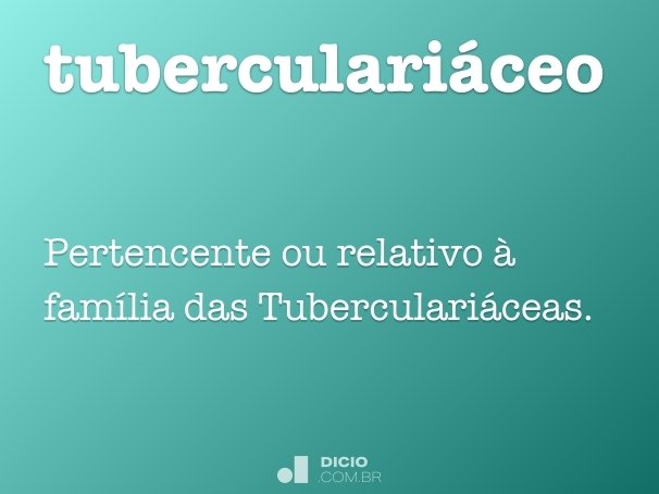 tuberculariáceo
