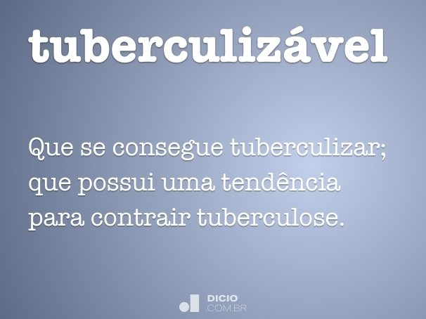 tuberculizável