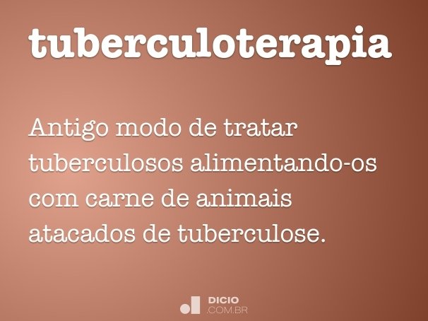 tuberculoterapia