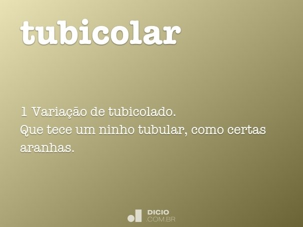 tubicolar