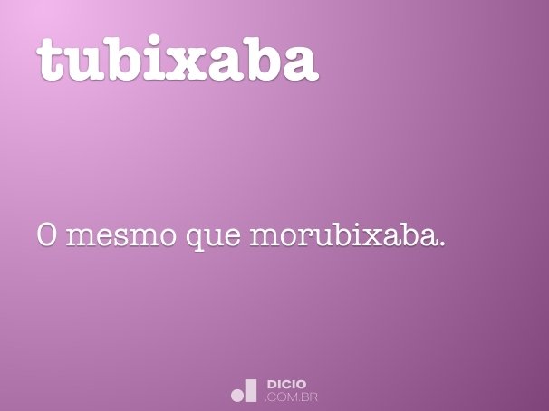 tubixaba