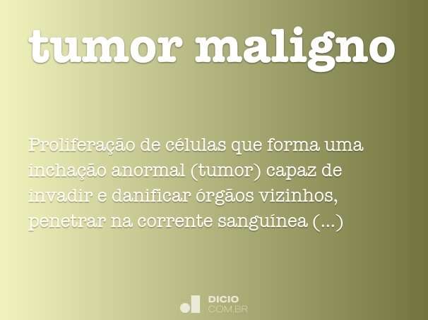 tumor maligno