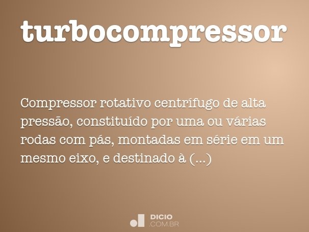 turbocompressor