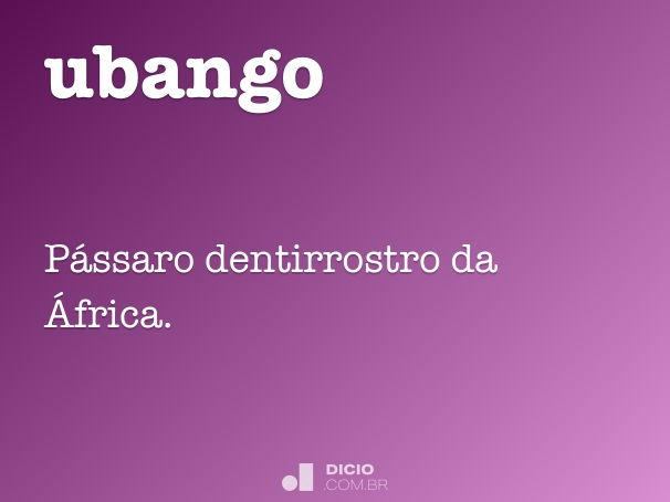 Pango - Dicio, Dicionário Online de Português