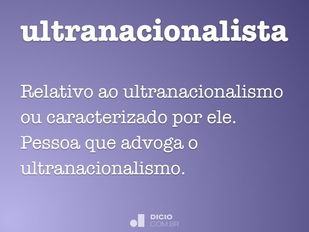 ultranacionalista